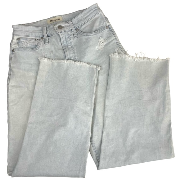 Madewell Perfect Vintage Wide-Leg Cropped Jean Sz 25 - Picture 15 of 16